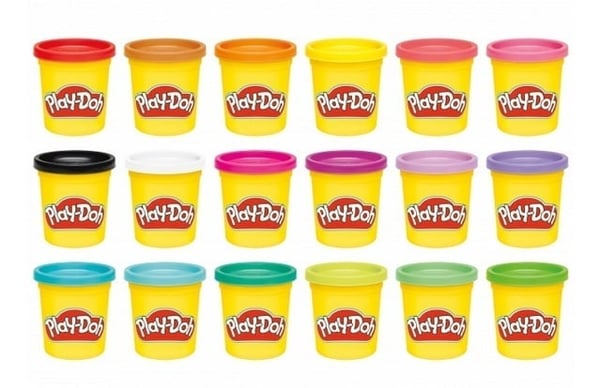PLAY-DOH Fantasi modellervaxset, 18 burkar