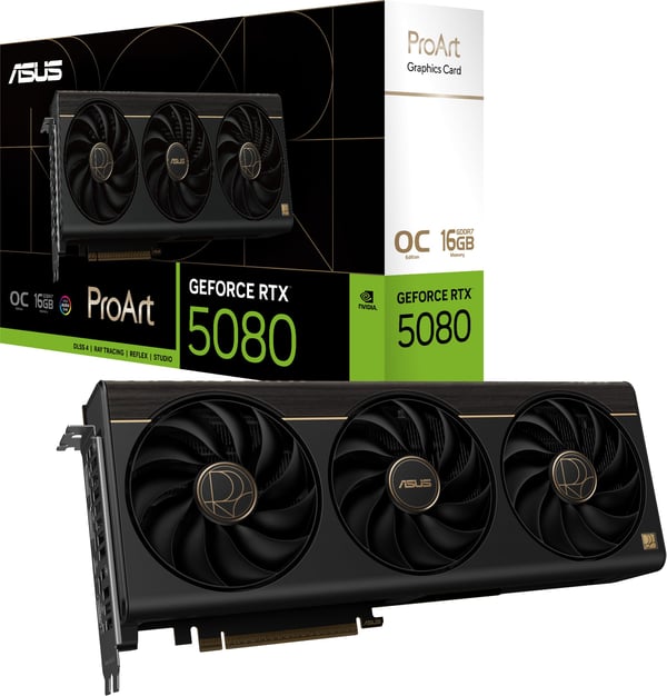 ASUS ProArt GeForce RTX 5080 16 GB OC Edition grafikkort