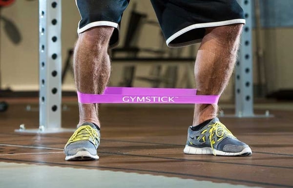 Gymstick Mini Band -modstandsbånd, let/gul