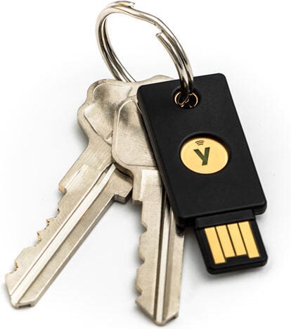 Yubico YubiKey 5 NFC sikkerhedsnøgle, USBA