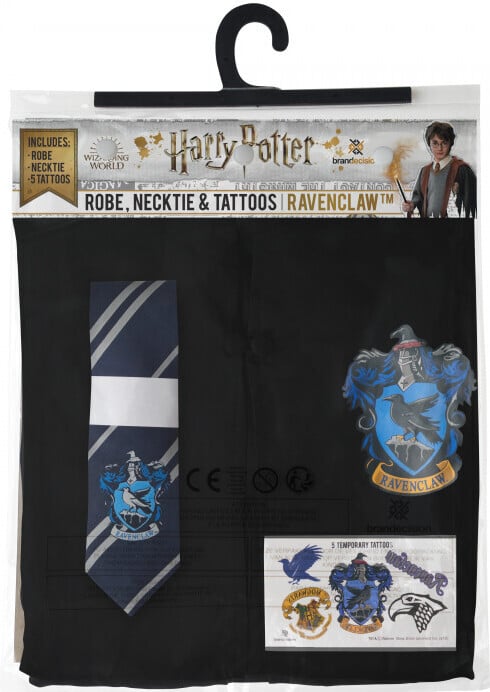 Cinereplicas Harry Potter Ravnklo (Ravenclaw) -troldmandskappe, L-størrelse