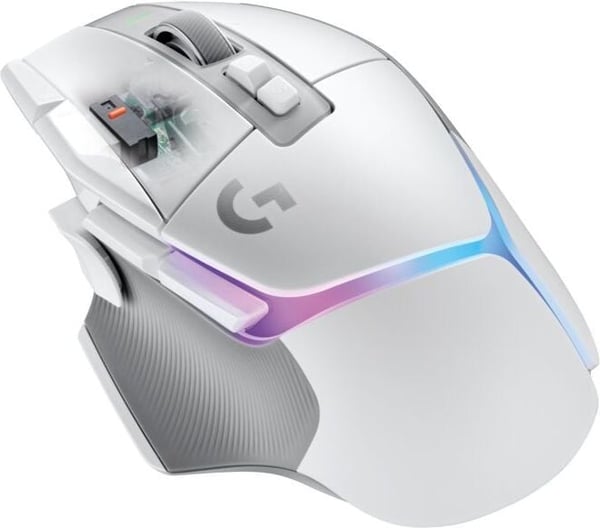 Logitech G502 X Plus Lightspeed trådløs spilmus, hvid