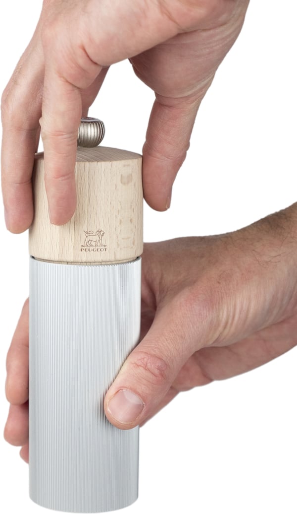Peugeot Line Natural saltkværn, 18 cm, træ/aluminium