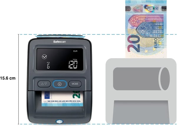 Safescan 155-S -automatisk sedelidentifierare