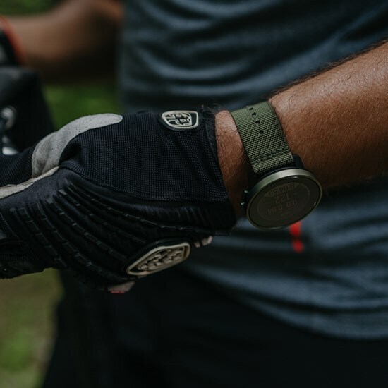 Suunto explore 1 - nylonarmband 22 mm, Forest Green