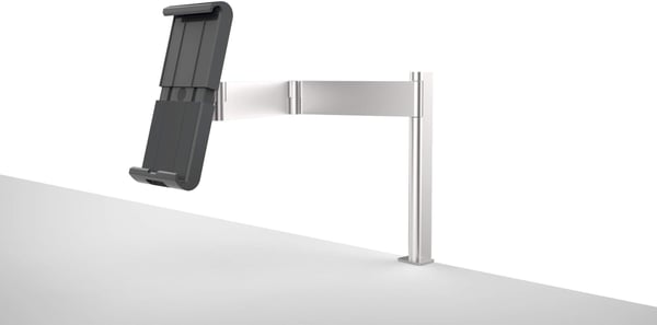 Durable -tabletthållare med bordsfäste, silver