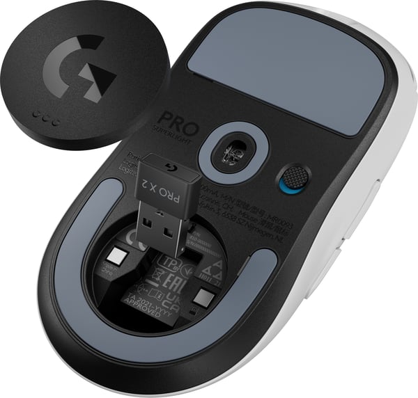 Logitech G Pro X Superlight 2 -spelhör mus, vit