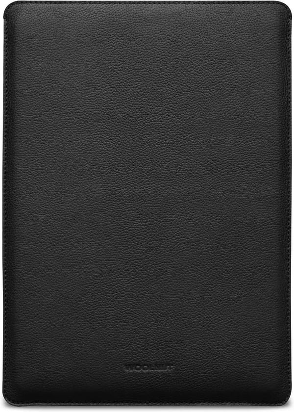 Woolnut Leather Sleeve -beskyttelseslomme 15" MacBook Air, sort