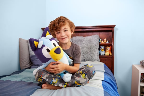 Bluey, kæmpestor plysdyr 45 cm