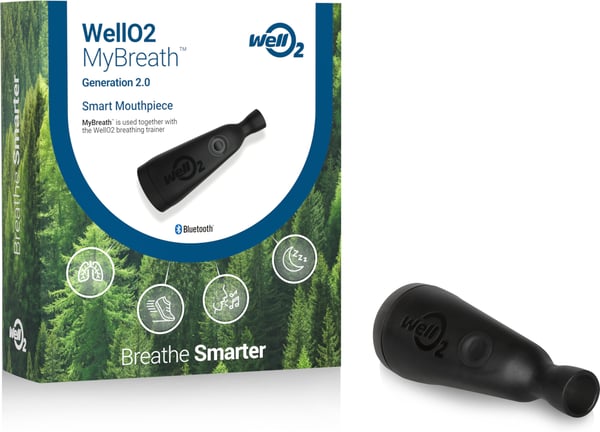WellO2 MyBreath Gen 2.0 smart munstycke