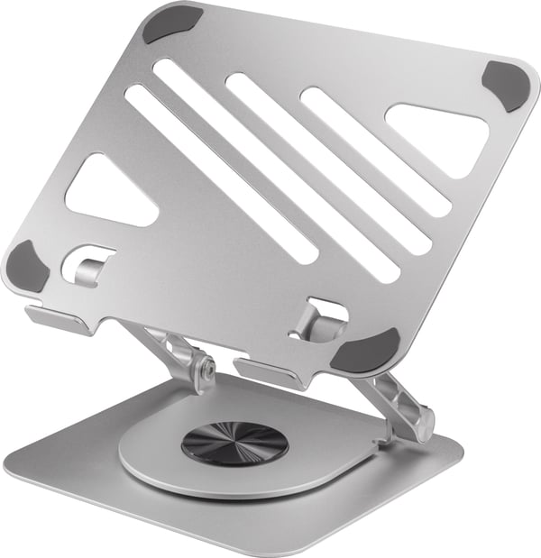 ErgoWork Alu 360° roterbar datorställ, silver