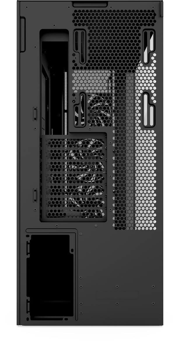NZXT H7 Flow (2024) ATX-chassis med vindue, sort