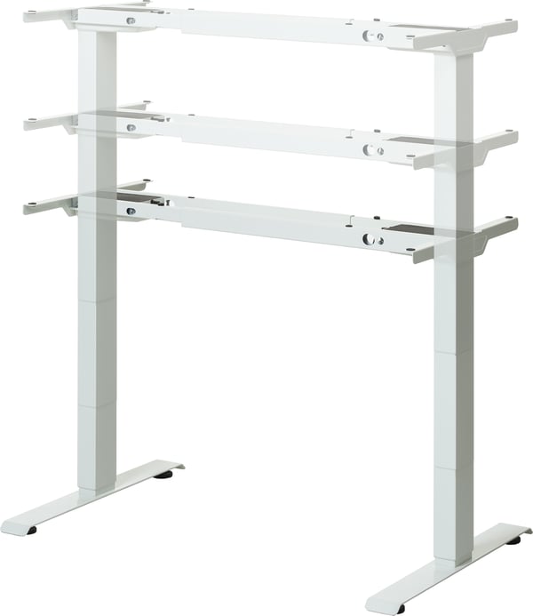Elfen Ergodesk Modest II - elbordets ram, vit