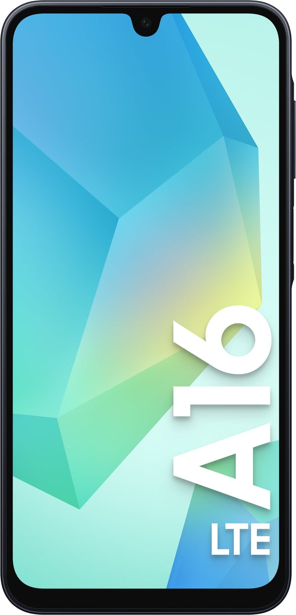 Samsung Galaxy A16 LTE -telefon, 128/4 GB, sort