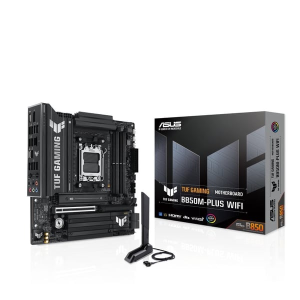 ASUS TUF GAMING B850M-PLUS WIFI AM5 Micro-ATX moderkort
