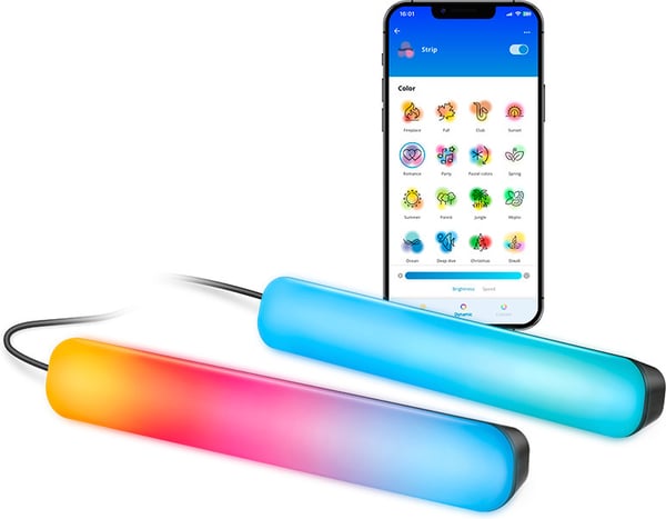 WiZ Gradient Light Bars smarta bordslampor
