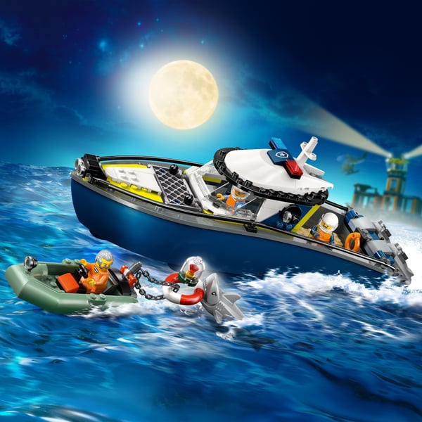 LEGO City 60456 Polisens snabba båtjakt