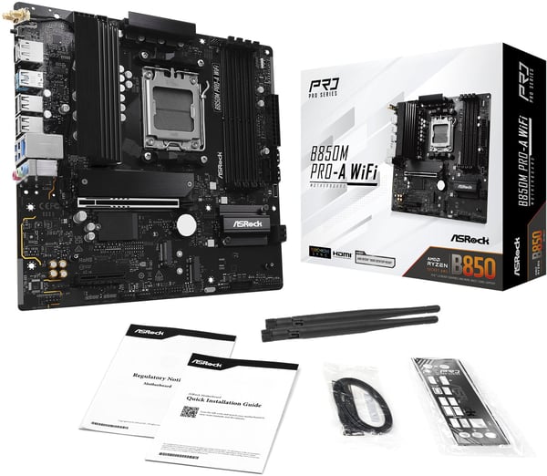 Asrock B850M Pro-A WiFi AMD AM5 MicroATX moderkort