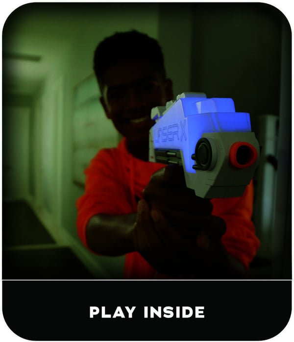 Laser X Ultra Bröstmottagare, Laserpistolspel