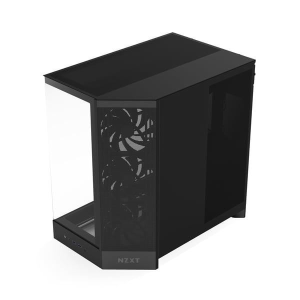 NZXT H9 Flow (2025) ATX-chassi, svart