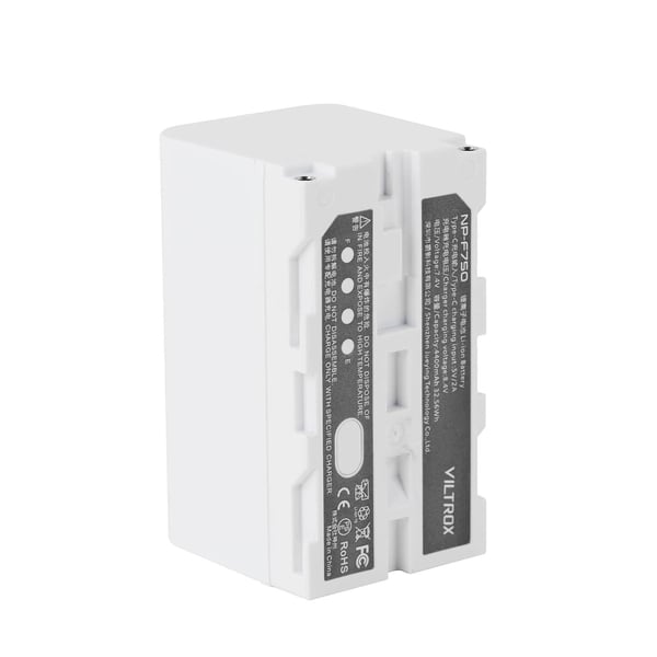 Viltrox NP-F750-batteri, 4400 mAh, USB-C