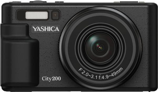 YASHICA City 200 digitalkamera, svart