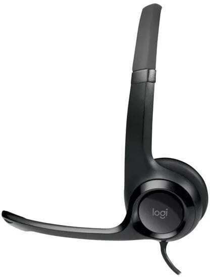 Logitech H390 headsetmikrofon, sort