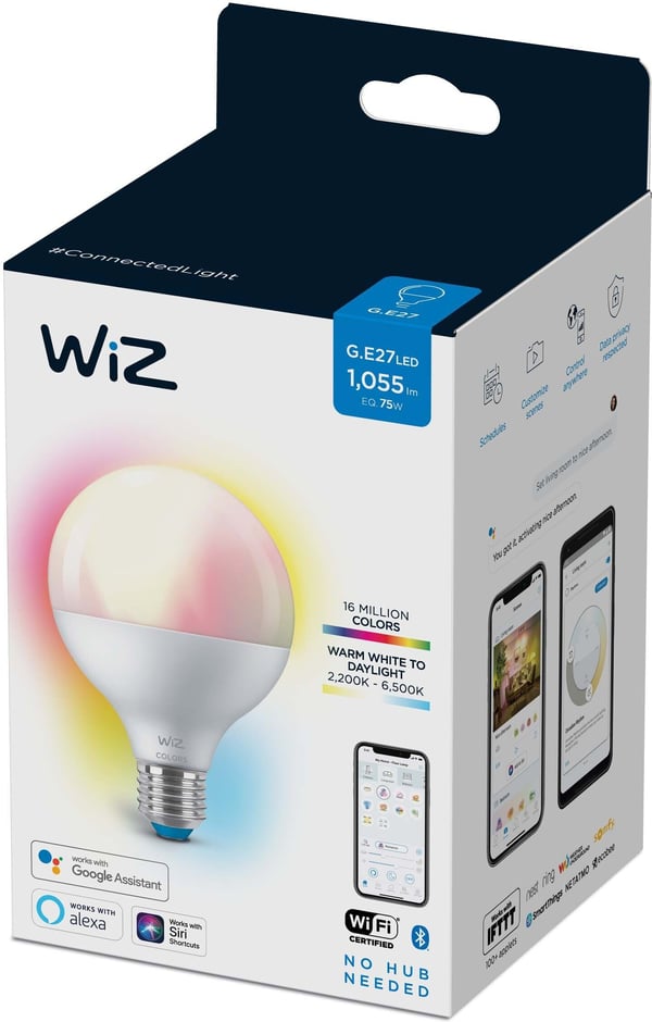 WiZ Smart LED-lampe, 1055 lm, RGBW