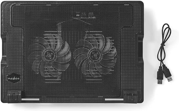 Nedis Cooling Rack til bærbare computere, to fans