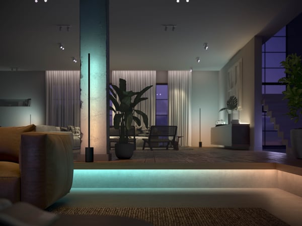 Philips Hue Gradient LightStrip Ext - forlængelsesstykke til lysslange, 1m