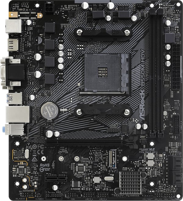 ASRock B550M-HDV AM4 mATX moderkort