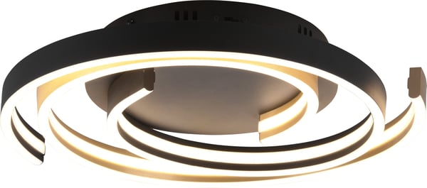 Trio Caya LED loftlampe, 6800 lm, 2300/3000/4000 K, LED 58 W, 50 cm, aluminium