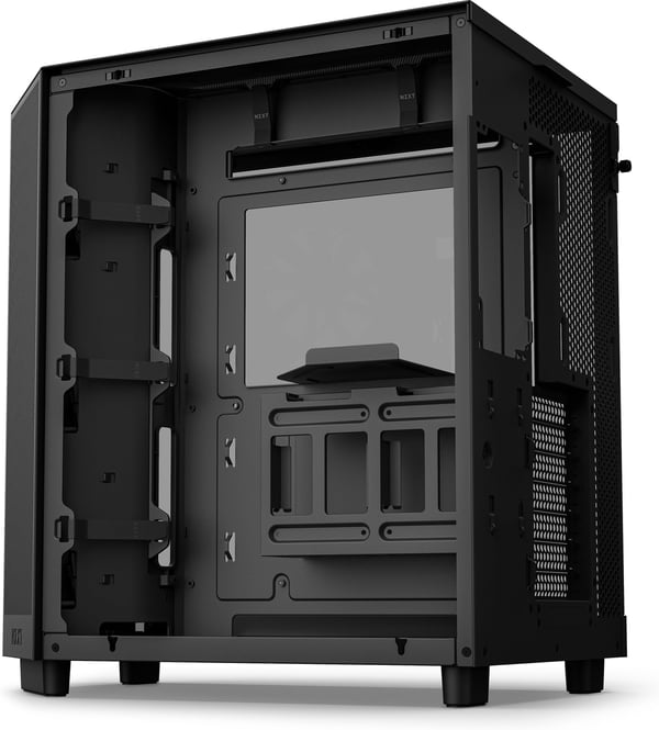 NZXT H6 Flow RGB ATX-kabinet med panoramavindue, sort
