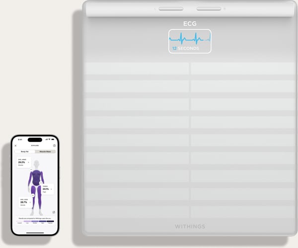 Withings Body Scan-smartvægt, hvid