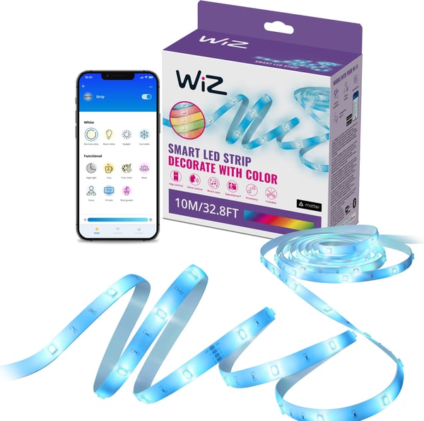 WiZ RGB LED-stribe - lysbånd, 10 m