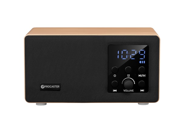 ProCaster Fusion FM-klockradio med Bluetooth-anslutning