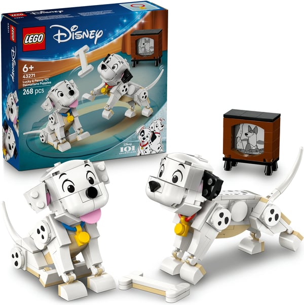 LEGO Disney 43271 101 dalmatinervalpar: Fläck och Pipsa