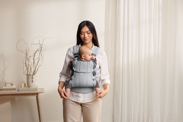 BabyBjörn Harmony Vävda Mélange bärsele, Ljusgrå