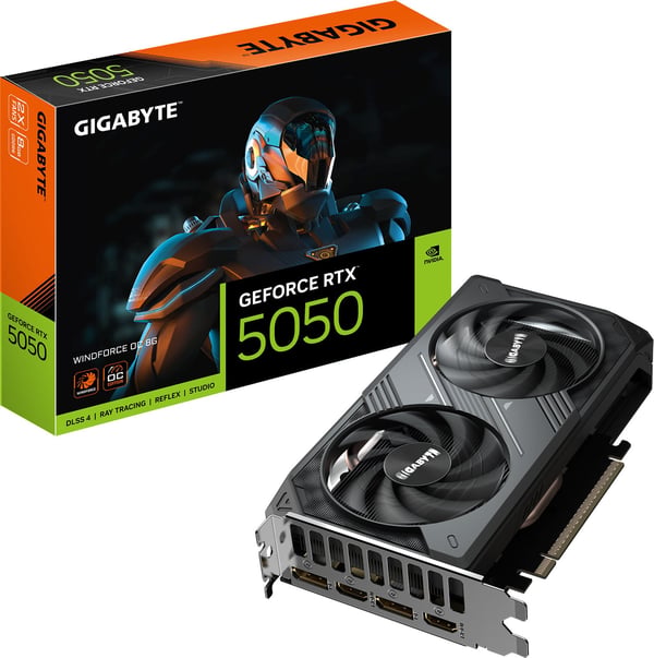 Gigabyte GeForce RTX 5050 Windforce OC 8G grafikkort