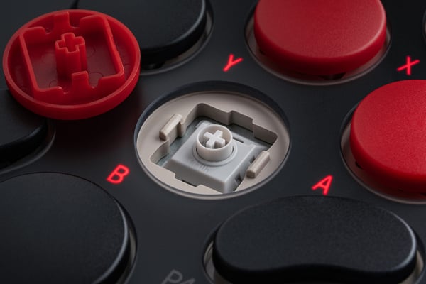 8BitDo Arkadkontroll PC/Switch, grå