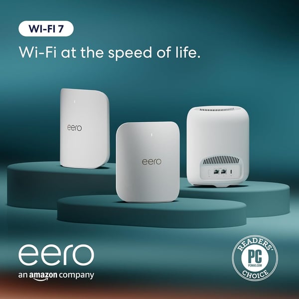 eero Pro 7 BE10800 Tri-Band Wi-Fi 7 mesh-system, 3 st