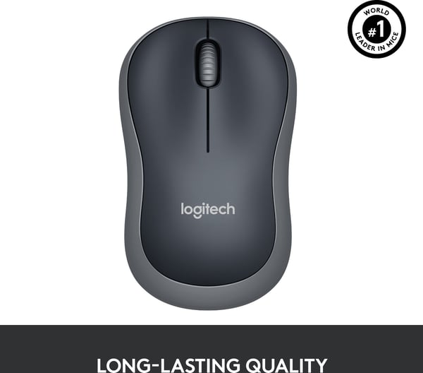 Logitech M185 -mus, grå