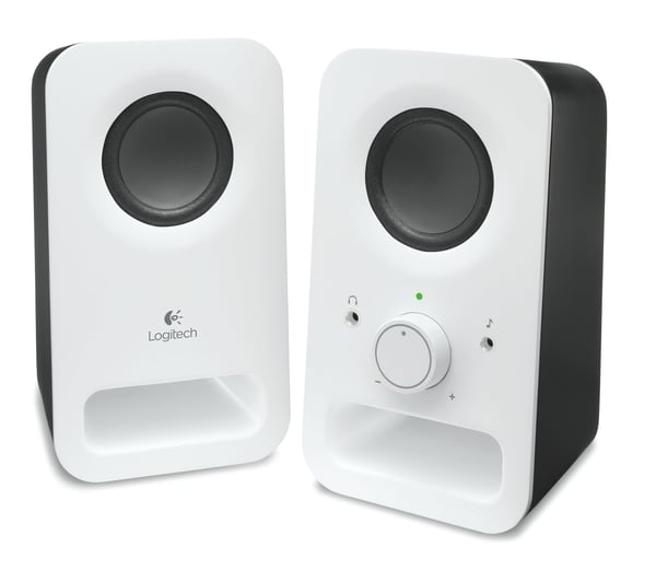 Logitech Z150 -stereohøjttalere, hvid