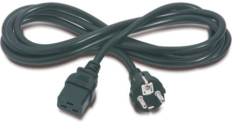 APC C19 - CEE 7/7 strömkabel, 2,5 m