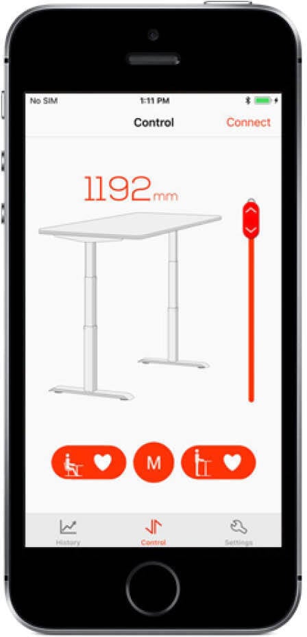 Elfen Ergodesk Control bluetooth-dongel