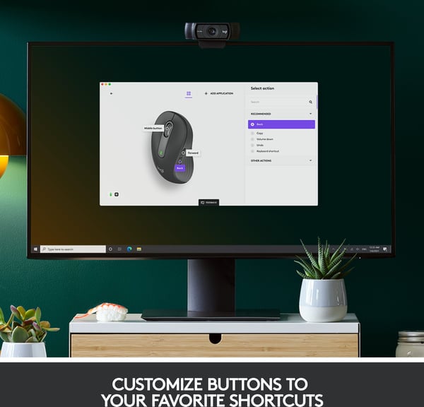 Logitech Signature M650 L Venstre -trådløs mus, sort