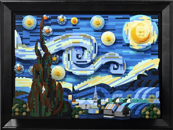 LEGO Ideas 21333 - Vincent van Gogh – Stjärnklara natten