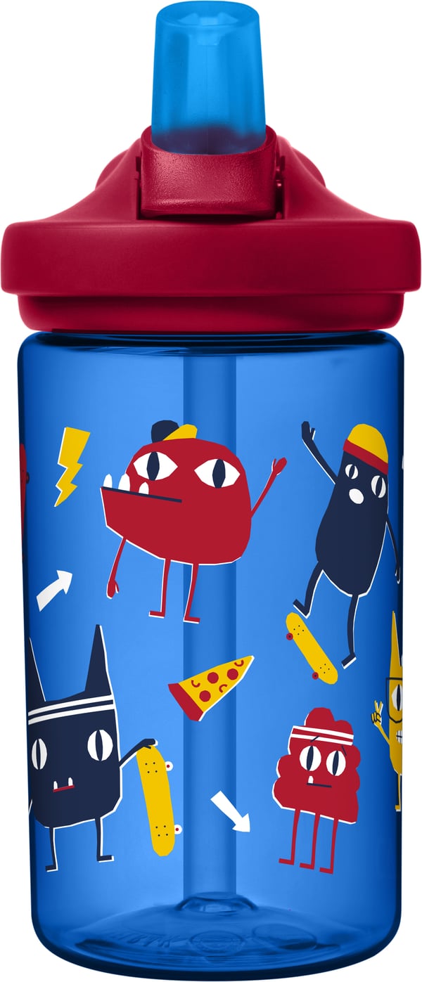 Camelbak Eddy+ Kids 0,4L -drikkedunk, Skate Monsters-