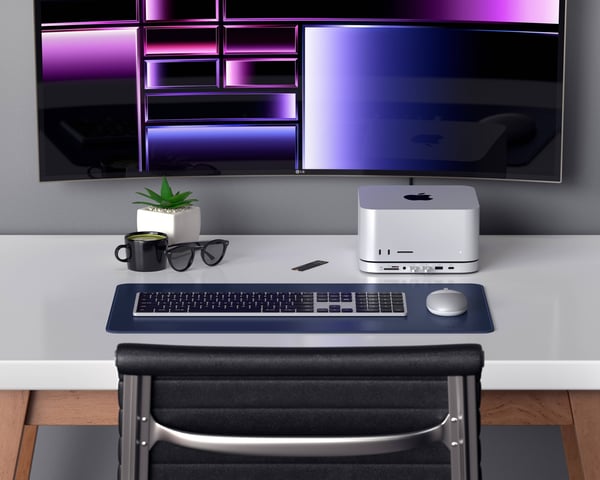 Satechi Stand Hub til Mac mini-dock, sølv