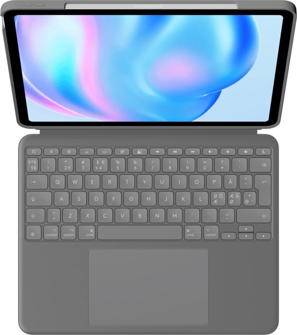 Logitech Combo Touch -tastatur/beskyttelse, 13" iPad Air M2